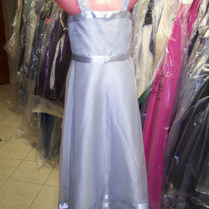 Dessy 4005...Flower Girl / Special Occasion dress ....Frost....Sz 8...NWT